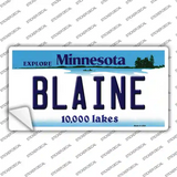 Blaine Minnesota State Novelty Sticker Decal Small