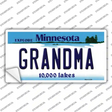 Grandma Minnesota State Novelty Sticker Decal Small