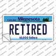 Retired Minnesota State Novelty Sticker Decal Small