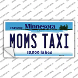 Moms Taxi Minnesota State Novelty Sticker Decal Small