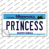 Princess Minnesota State Novelty Sticker Decal Small