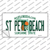 St Pete Beach Florida Novelty Sticker Decal Small