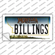 Billings Montana State Novelty Sticker Decal Small