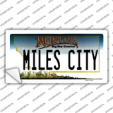 Miles City Montana State Novelty Sticker Decal Small