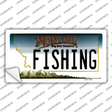 Fishing Montana State Novelty Sticker Decal Small