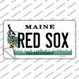 Red Sox Maine Novelty Sticker Decal Small