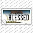 Blessed Montana State Novelty Sticker Decal Small