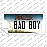 Bad Boy Montana State Novelty Sticker Decal Small