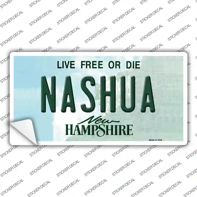 Nashua New Hampshire State Novelty Sticker Decal Small