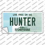 Hunter New Hampshire State Novelty Sticker Decal Small