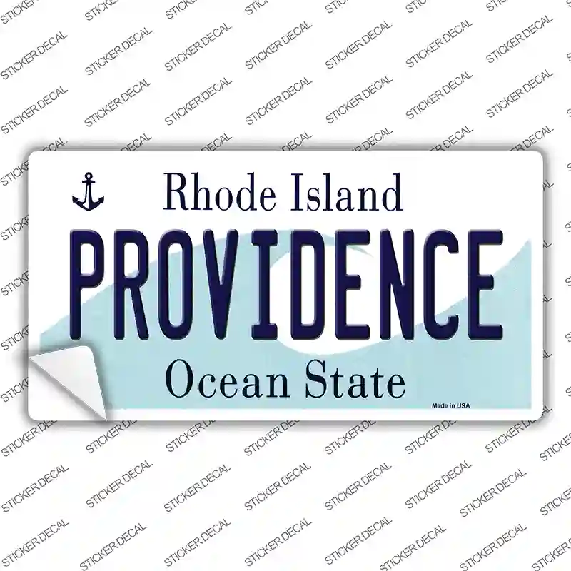 Providence Rhode Island State Novelty Sticker Decal Small