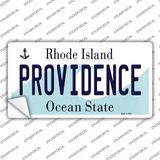 Providence Rhode Island State Novelty Sticker Decal Small