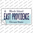 East Providence Rhode Island State Novelty Sticker Decal Small