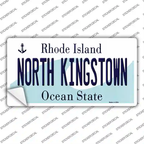 North Kingstown Rhode Island State Novelty Sticker Decal Small