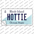 Hottie Rhode Island State Novelty Sticker Decal Small