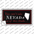 Nevada Dude Novelty Sticker Decal Small