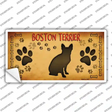 Boston Terrier Novelty Sticker Decal Small