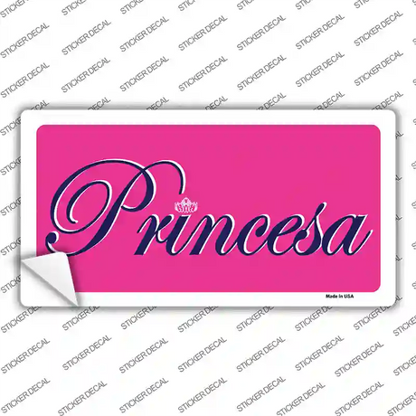 Princesa Novelty Sticker Decal Small