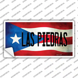 Las Piedras Puerto Rico Flag Novelty Sticker Decal Small