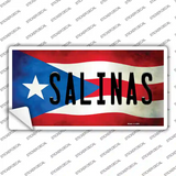 Salinas Puerto Rico Flag Novelty Sticker Decal Small