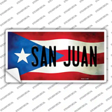 San Juan Puerto Rico Flag Novelty Sticker Decal Small