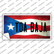 Toa Baja Puerto Rico Flag Novelty Sticker Decal Small