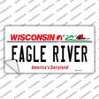 Eagle River Wisconsin Novelty Sticker Decal Small