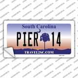 Pier 14 South Carolina Novelty Sticker Decal Small