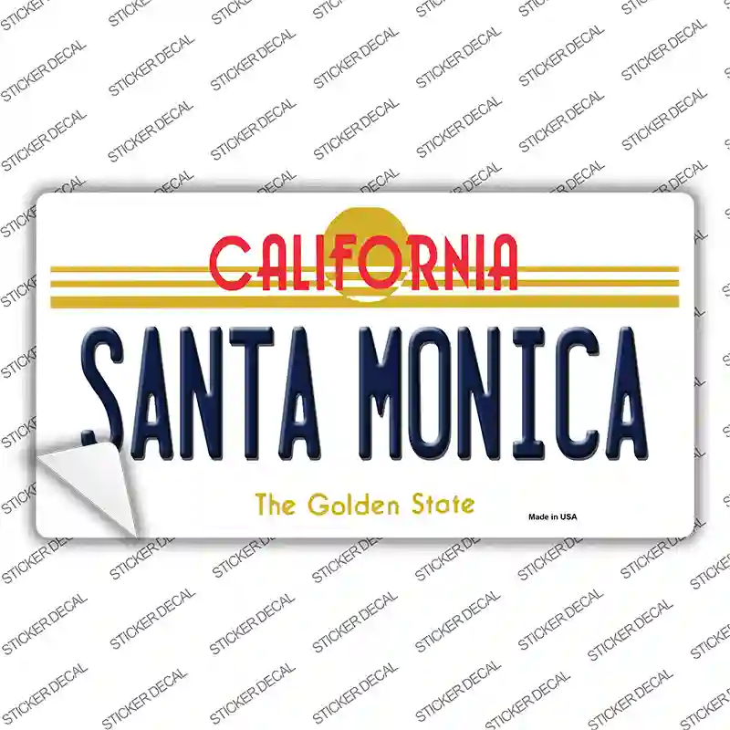 Santa Monica California Novelty Sticker Decal Small