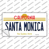 Santa Monica California Novelty Sticker Decal Small