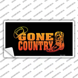 Gone Country Novelty Sticker Decal