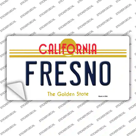 Fresno California Novelty Sticker Decal Small