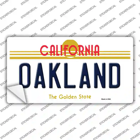 Oakland California Novelty Sticker Decal Small