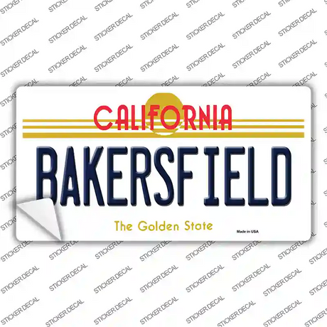 Bakersfield California Novelty Sticker Decal Small