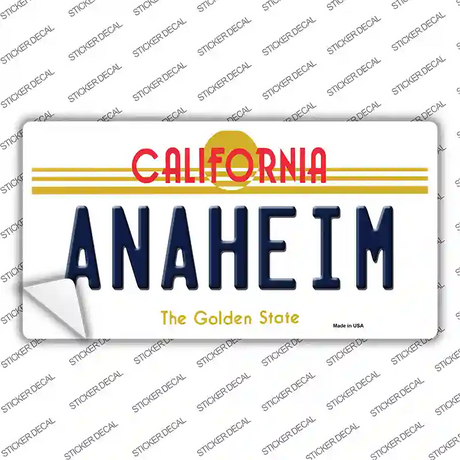 Anaheim California Novelty Sticker Decal Small