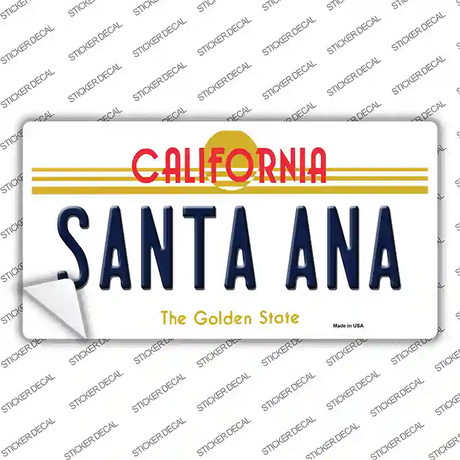 Santa Ana California Novelty Sticker Decal Small