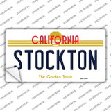 Stockton California Novelty Sticker Decal Small