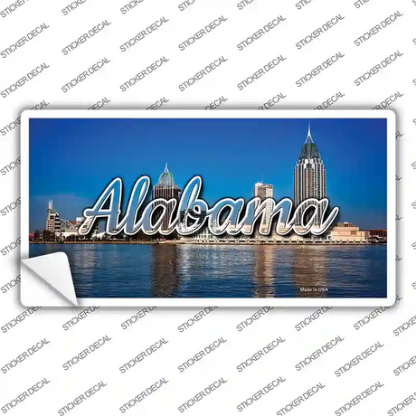 Alabama City Skyline State Novelty Sticker Decal Small