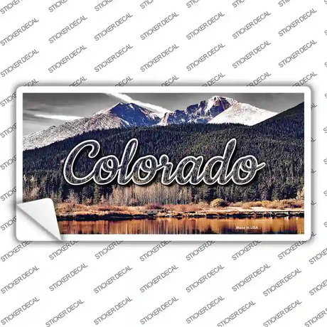 Colorado Forest and Mountains State Novelty Sticker Decal Small