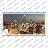 Georgia City Lights State Novelty Sticker Decal Small