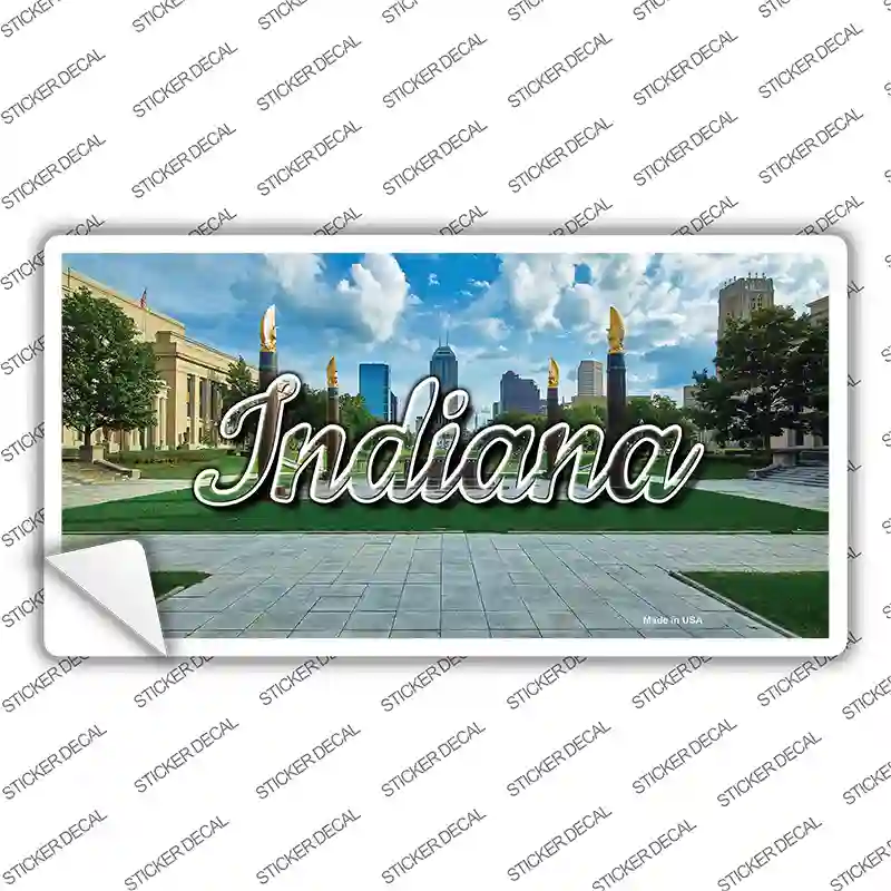 Indiana Sunny Park State Novelty Sticker Decal Small