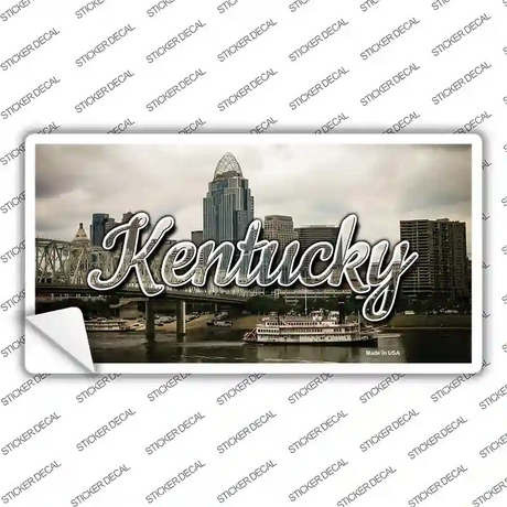 Kentucky City Skyline State Novelty Sticker Decal Small