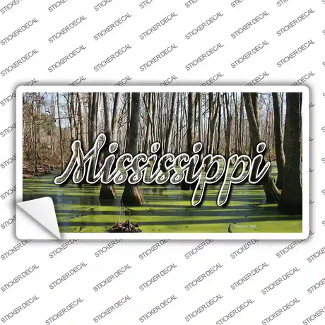 Mississippi Swamp State Novelty Sticker Decal Small