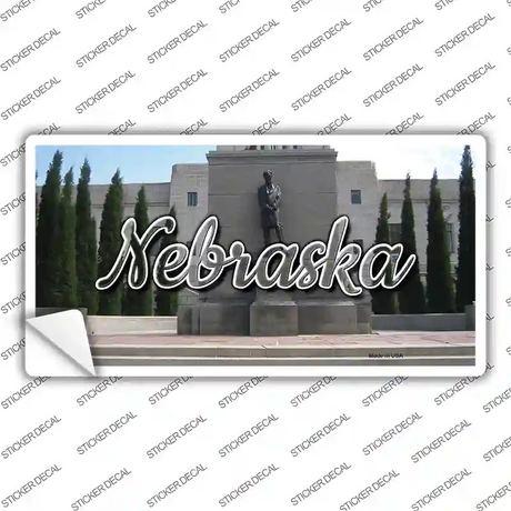 Nebraska Capital Building State Novelty Sticker Decal Small