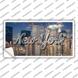 New York City Skyline State Novelty Sticker Decal Small