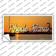 Rhode Island River Sunset State Novelty Sticker Decal Small