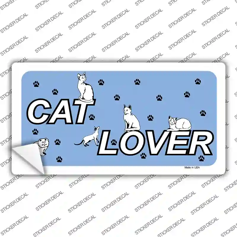 Cat Lover Novelty Sticker Decal