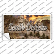 South Dakota Mt Rushmore State Novelty Sticker Decal Small