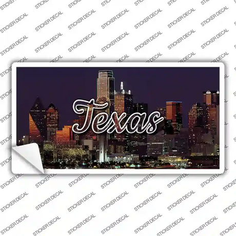 Texas City Lights Novelty Sticker Decal Small