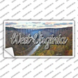 West Virginia River Bridge State Novelty Sticker Decal Small